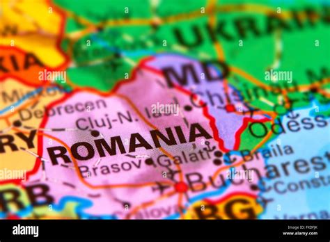 Romania europe map hi-res stock photography and images - Alamy