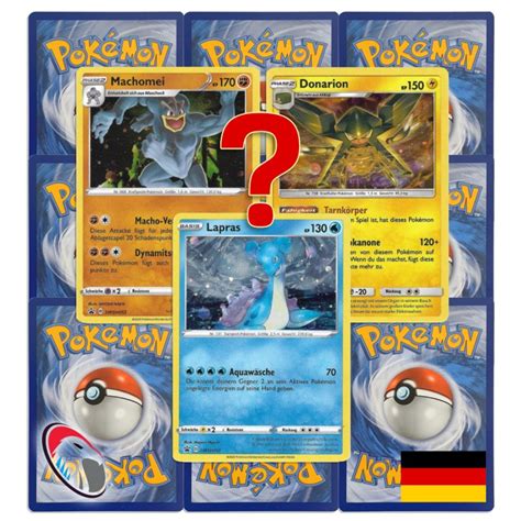 Deutsche Pokemon Karten Wie Ein Booster Inkl Seltene Holo Promo K