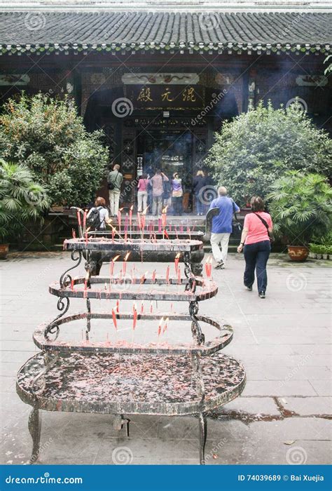 Qingyang Taoist Temple In Chengduchina Editorial Stock Image Image