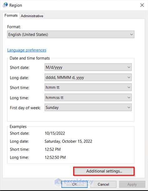 How To Change The Decimal Separator In Excel Methods