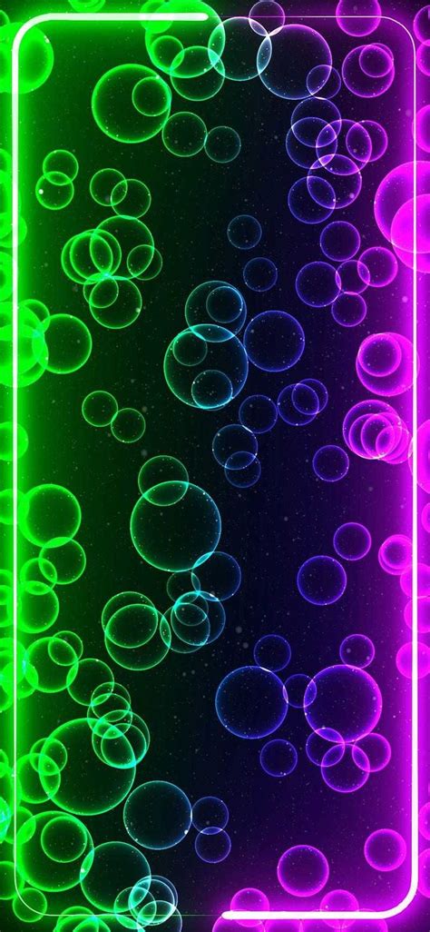 Pin Van Darrell Luna Op Phone Wallpaper Neon Bubbels