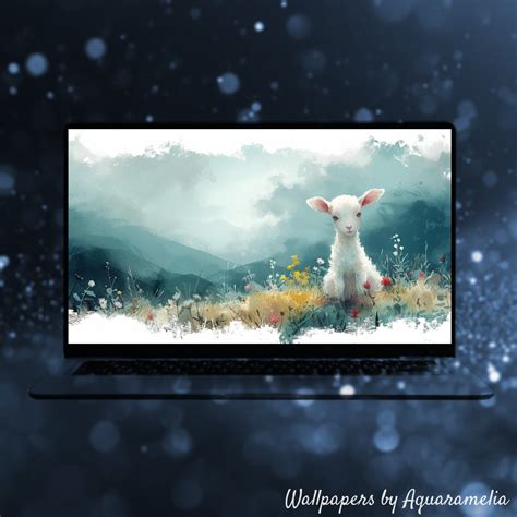 Cute Goat Animal Desktop Wallpaper, Cute Pet Wallpaper, Valentines Day ...