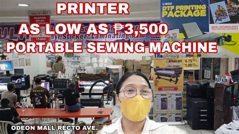 BILIHAN NG MGA MURANG PRINTER PORTABLE SEWING MACHINE AND PRINTING