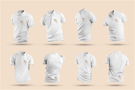 Polo Shirt Mockup Front and Back Mockup PSD Smart Object for Design - Etsy