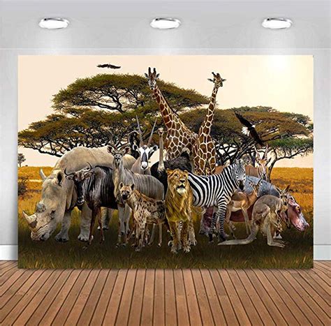 Amazon Fanghui 7x5ft Tropical African Forest Jungle Safari Scenic