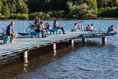 Scorching weather Head to Rusałka beach in Poznań Its only 6 km from