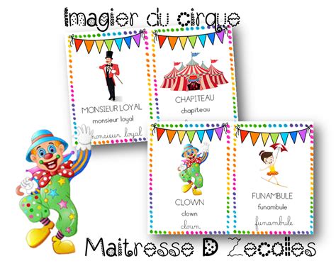 Projet Cirque Imagier Ateliers Alphabet Arts Mes Tresses D