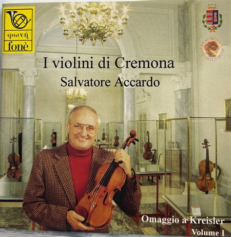 Salvatore Accardo Laura Manzini I Violini Di Cremona Volume Cd