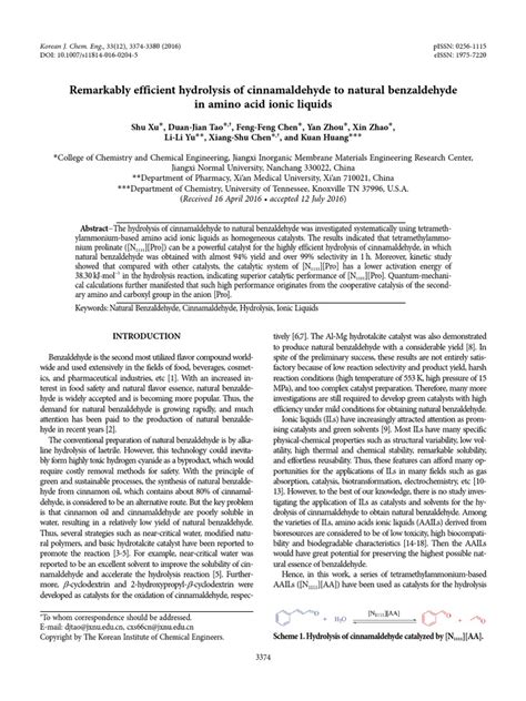 Benzaldehyde Synthesis | PDF | Catalysis | Chemical Reactions