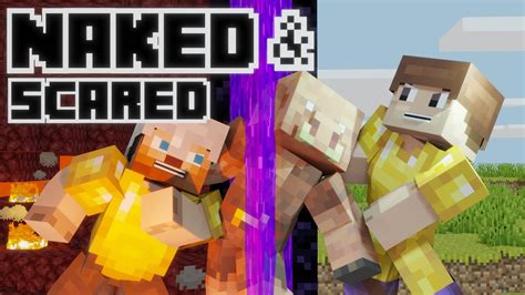 S26e17 Naked And Scared Minecraft Challenge In Ultra Hardcore Youtube