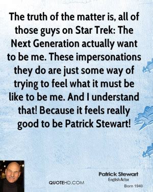 Patrick Stewart Quotes. QuotesGram