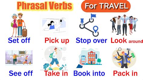 Useful Phrasal Verbs For Travel In English Travel Vocabulary And