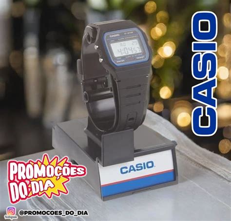 Casio Relógio esportivo digital clássico F91W 1 pulseira de resina