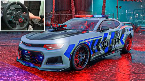 Rebuilding A Chevrolet Camaro Zl Police Realistic Logitech G