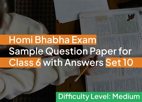 Homi Bhabha Exam Sample Question Papers