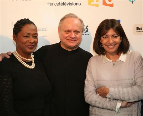 Vidéo Babette de Rozières Anne Hidalgo Joël Robuchon au 1er salon