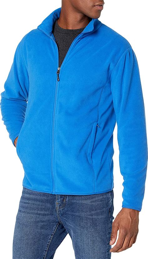 Amazon Essentials Men S Full Zip Polar Fleece Jacket Amazon Au