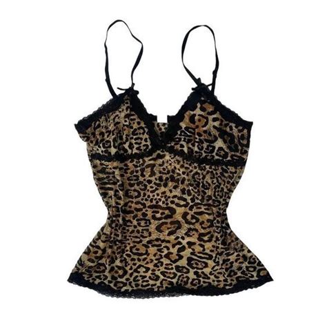 Supasset Y K Woman Hot Halter Tops Lace Emo Harajuku Leopard Print Vest Aesthetic Sleeveless