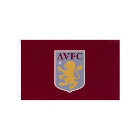 Buy Aston Villa Core Crest Flag in wholesale online! | Mimi Imports