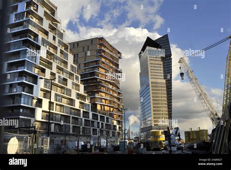 France Paris Th Arrondissement La Zac Massena Bruneseau Au