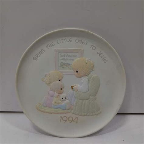 Buy The 2 Precious Moments Collector Plates Goodwillfinds