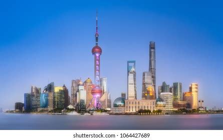 35 Sunrise View Huangpu River Bank Images Stock Photos 3D Objects