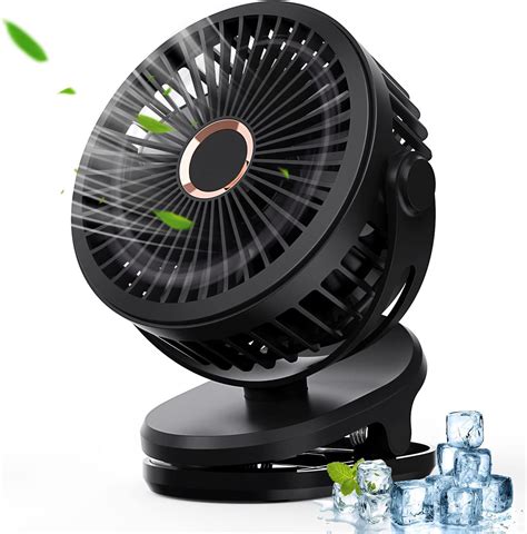 Elzo Usb Ventilator Mah Leise Mini Tischventilator Clip Fan Auto