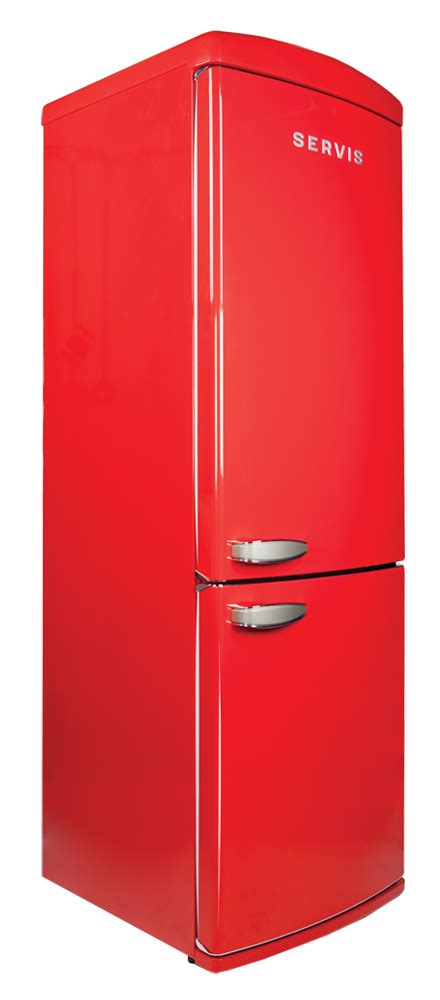 Servis C60185nfr Chilli Red Retro Fridge Freezer Retro Fridge