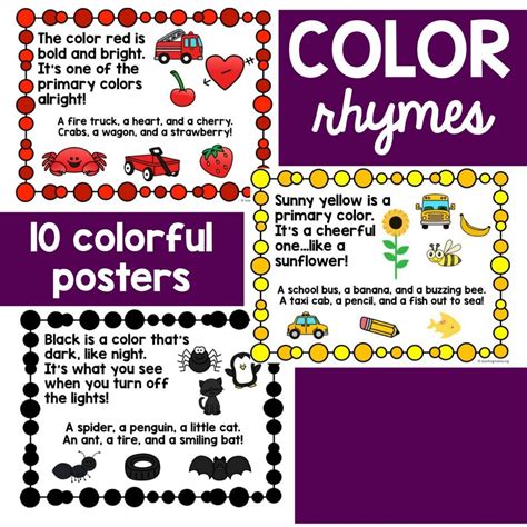 Nursery Rhymes About Colours