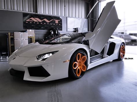 Lamborghini Aventador Loma Wheels Rb Sl Superlight Orange