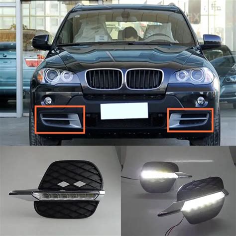 For Bmw E X Bumper Bolt On X White Led Daytime