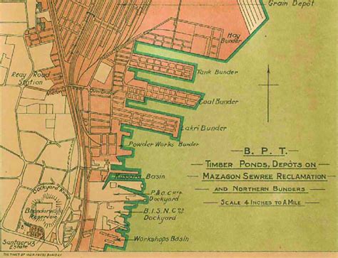 map  bombays eastern waterfront  tankkaula bandar
