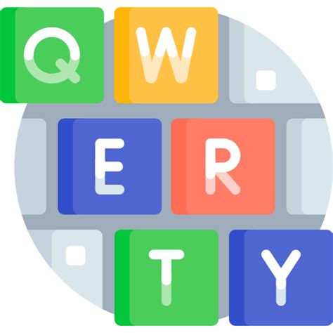 Qwerty Detailed Flat Circular Flat icon