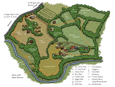 Map Of The Farm Hawthbush Farm