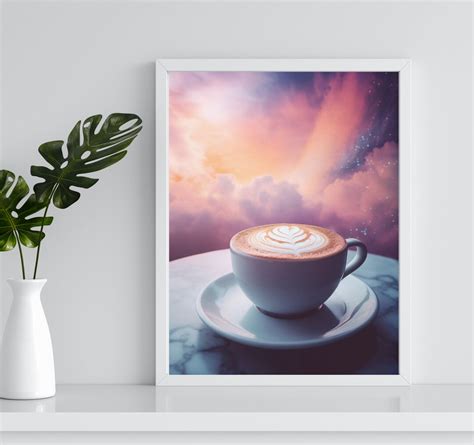 Printable Coffee Wall Art, Cappuccino Wall Decor, Coffee Art, Coffee ...