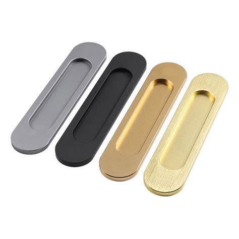 Kaufe Door Punch Free Self Adhesive Wardrobe Pulls Sliding Door Handle