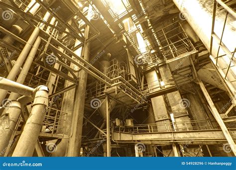 Interior of steel mill stock photo. Image of mill, obsolete - 54928296