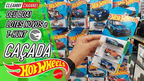 CAÇADA HOT WHEELS DEU BOA T HUNT e LOTES NOVOS PT BR Cleanny channel YouTube