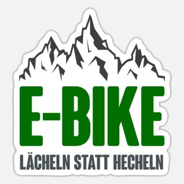 Sporting Goods Sticker L Cheln Statt Hecheln Aufkleber E Bike Bikes