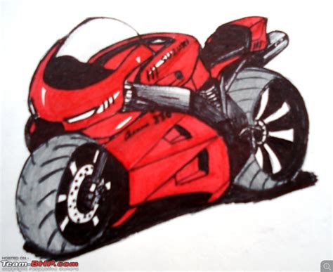 motorcycle sketches - Team-BHP