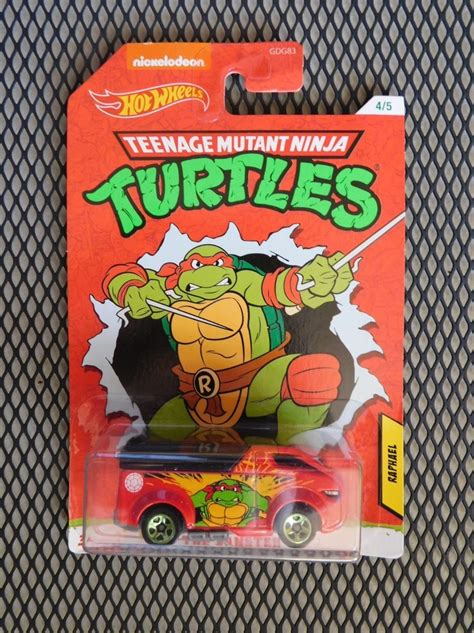 Hot Wheels Tortugas Ninja Nickelodeon Set Vehiculos Envío gratis