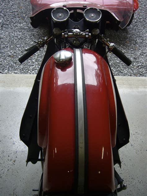 Restored Norton Atlas 1966 Fibreglass Dunstall Fuel Tank