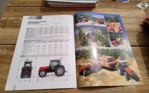 Brochure Catalogue Prospectus Tracteur Massey Ferguson Mf