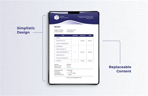 Free Editable Receipt Template - Download in Word | Template.net