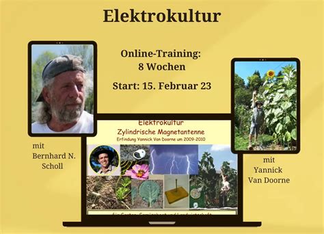 Elektrokultur Das 8 Wochen Starter Training 2023