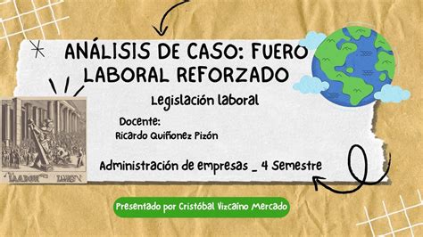 Análisis De Caso Fuero Laboral Reforzado Legislación Laboral Youtube