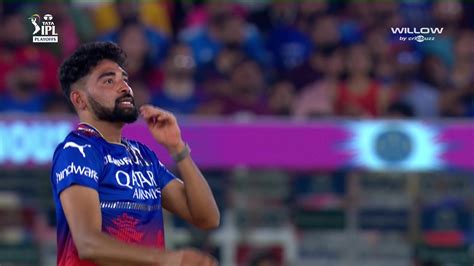 Mohammed Siraj Wickets Vs Rajasthan Royals Rr Vs Rcb Eliminator