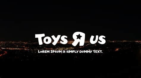 Toys R Us Font : Download Free for Desktop & Webfont