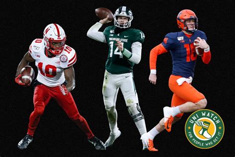 Uni Watch A Definitive Ranking Of All 14 Big Ten Uniforms Insidehook