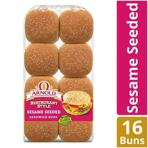 Arnold Restuarant Style Sesame Seeded Sandwich Buns 32 Oz Delivery Or Pickup Near Me Instacart